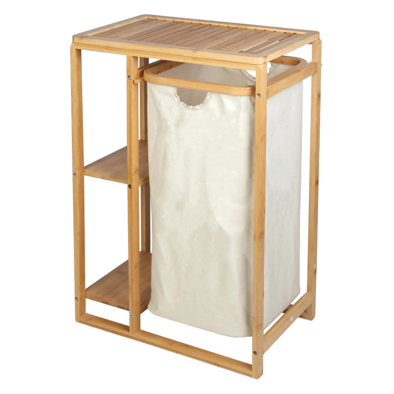 Scaffale Multifunzione Con Porta Biancheria Nakhon H70 Grigio