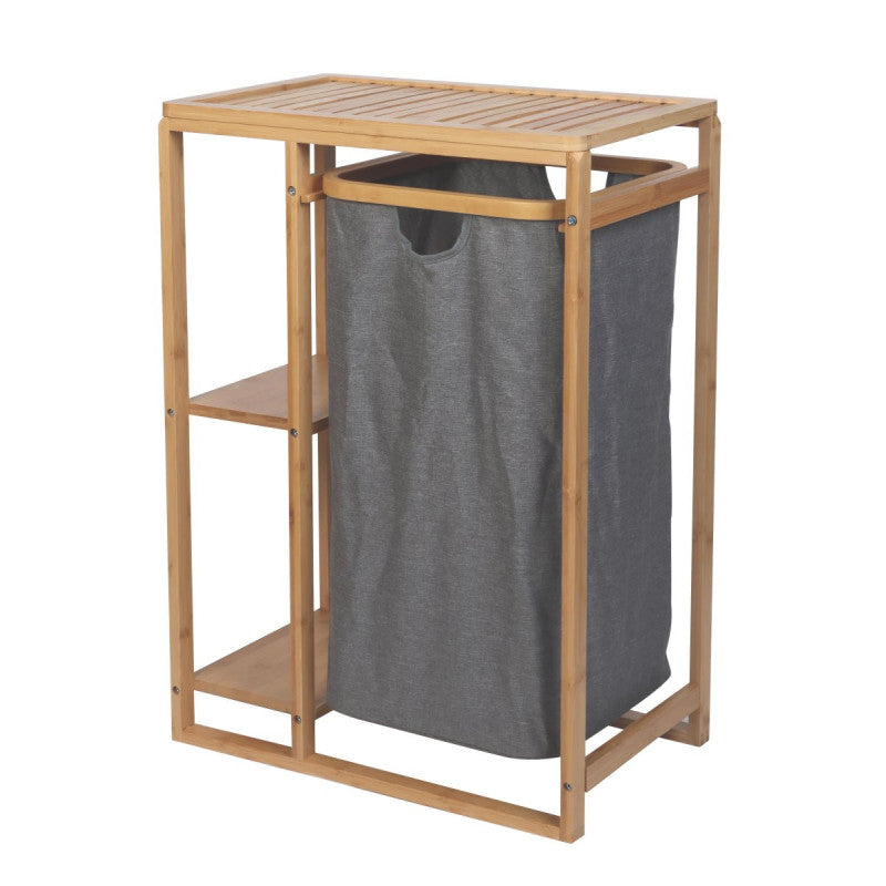 Scaffale Multifunzione Con Porta Biancheria Nakhon H70 Grigio