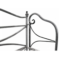 SCAFFALE NOELLE 4 PIANI BIANCO OSSIDATO