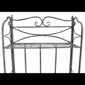 SCAFFALE NOELLE 4 PIANI BIANCO OSSIDATO