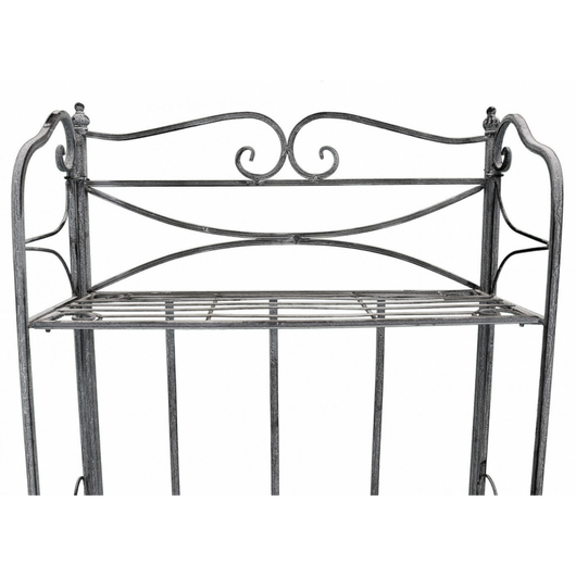 SCAFFALE NOELLE 4 PIANI BIANCO OSSIDATO