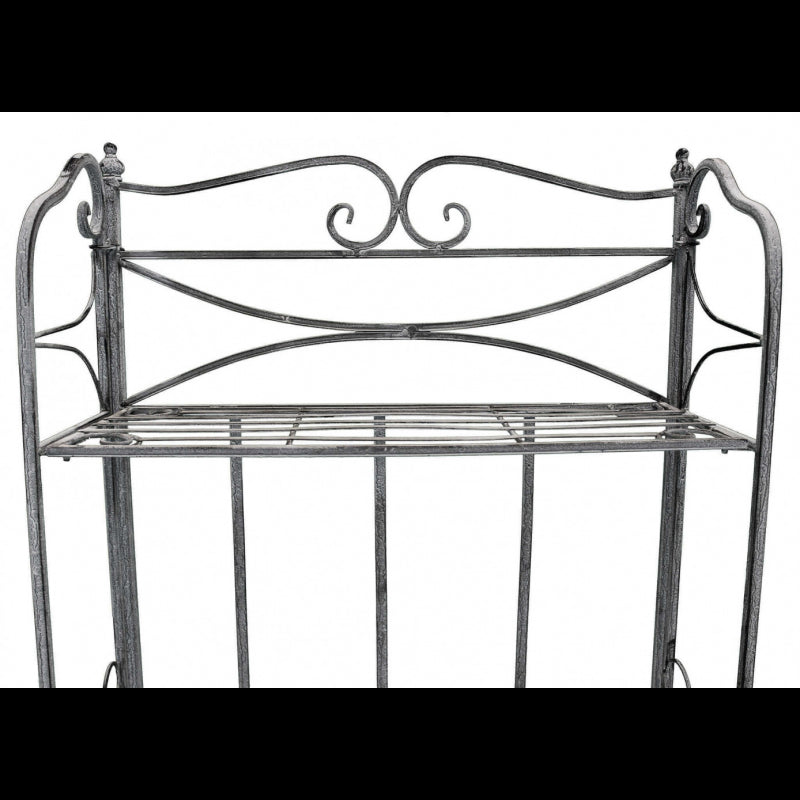 SCAFFALE NOELLE 4 PIANI BIANCO OSSIDATO