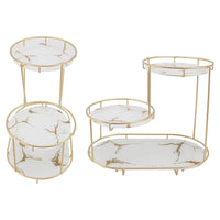 Trade Shop - Scaffale Per Trucco Per Cosmetici Profumi Cura Della Pelle Elegante Moderno Due Colori -