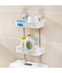 Scaffale Per Wc Bagno Doccia A Parete Organizer Articoli Da Toeletta A 3 Ripiani         