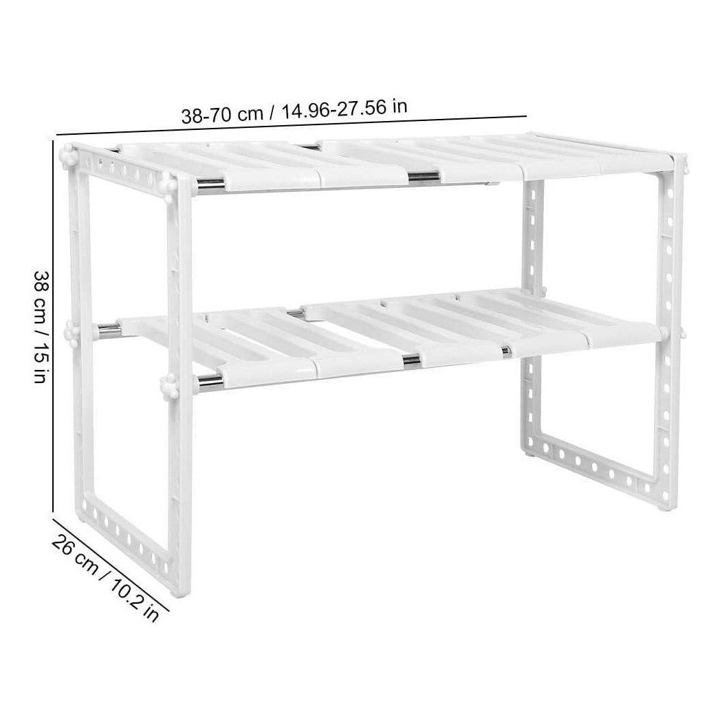 Trade Shop - Scaffale Retrattile Per Utensili Prodotti Da Cucina Mensola Sottolavello Scarico -