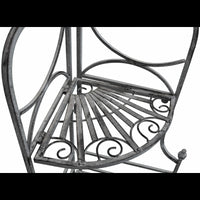 SCAFFALE ROSALIE 3 PIANI BIANCO OSSIDATO