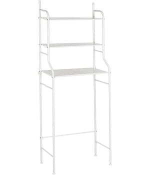 Scaffale Salvaspazio Sopra Lavatrice Mensole Bagno 3 Piani Mobile Lavanderia 69078         