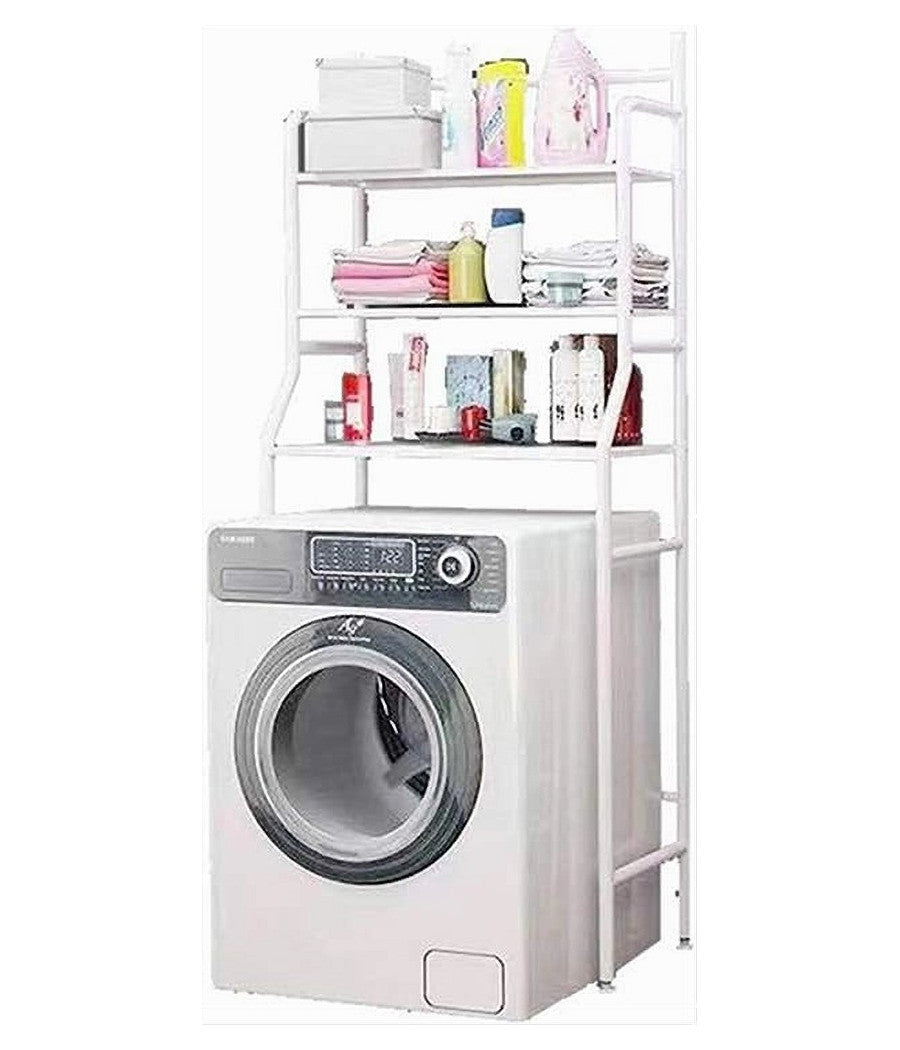 Scaffale Sopra Lavatrice Salvaspazio 3 Mensole Ripiani In Metallo Organizer 59584         