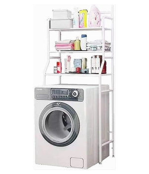 Scaffale Sopra Lavatrice Salvaspazio 3 Mensole Ripiani In Metallo Organizer 59584         