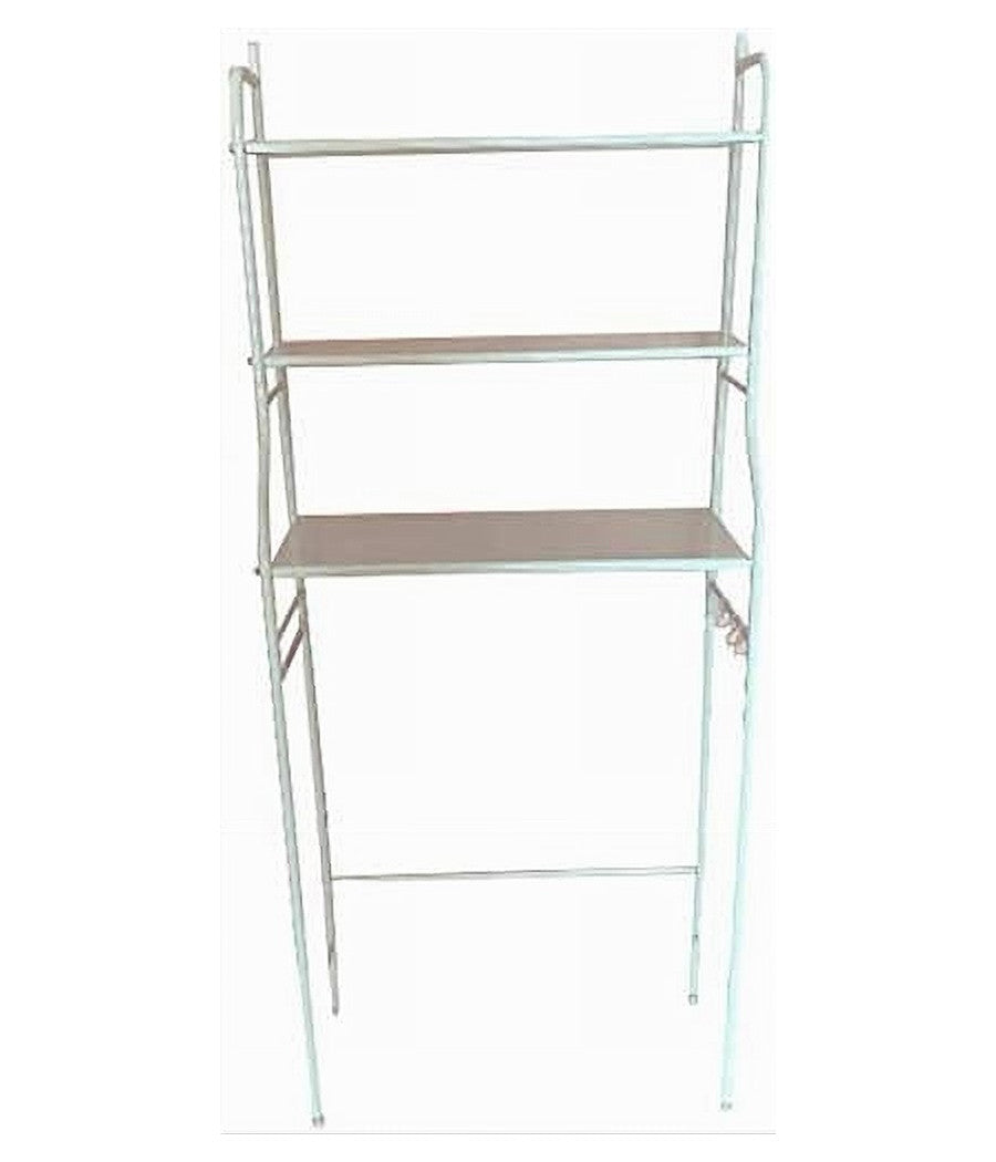 Scaffale Sopra Lavatrice Salvaspazio 3 Mensole Ripiani In Metallo Organizer 59584         