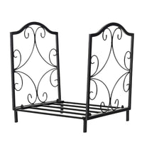 Scaffale per legna da ardere in acciaio per impieghi gravosi per lo stoccaggio del legno-Scaffale per legna