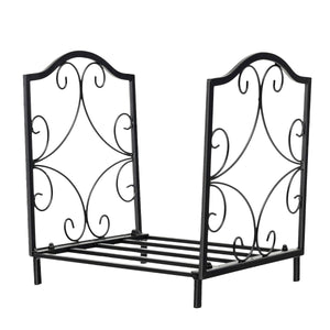 Scaffale per legna da ardere in acciaio per impieghi gravosi per lo stoccaggio del legno-Scaffale per legna