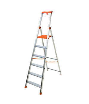 Scala In Alluminio Domestica 'professionale' Casa Gierre 6 7 8 Gradini    -6 Gradini    -