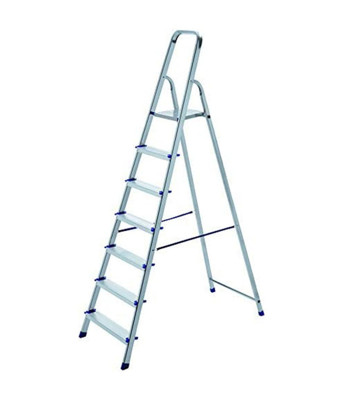 Scala Scaletta Pieghevole 7 Gradini Antiscivolo Scaletto In Alluminio Max 150kg         