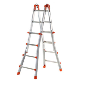 Scala Scaletto Allungabile In Alluminio 4.40mt Gierre Domestica E Professionale         