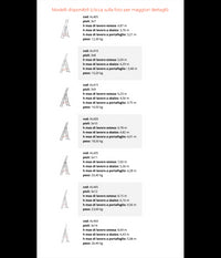 Scala Tripla Trasformabile 3 Elementi In Alluminio A Sfilo O A Cavalletto Modula         