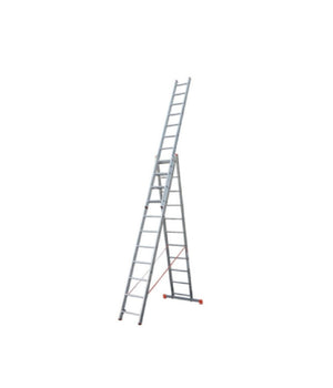 Scala Tripla Trasformabile 3 Elementi In Alluminio A Sfilo O A Cavalletto Modula         