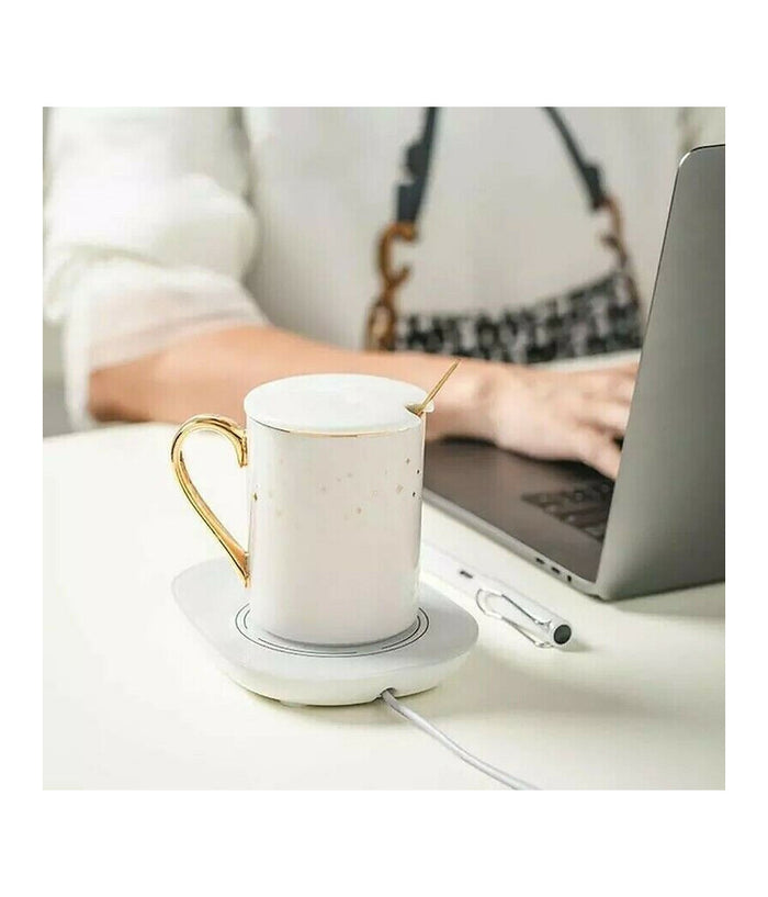 Scalda Tazza Elettrico Bevande Tè Caffè Latte Portatile Calore Casa Ufficio 220v         