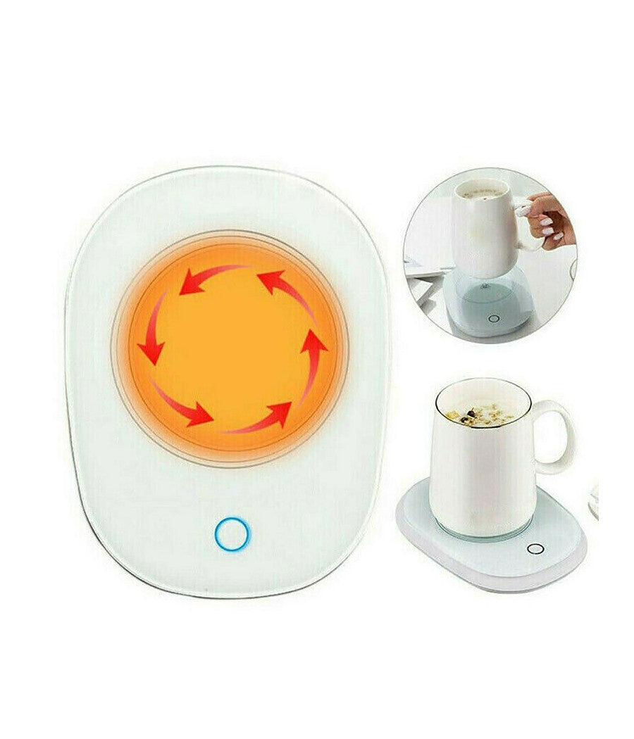 Scalda Tazza Elettrico Bevande Tè Caffè Latte Portatile Calore Casa Ufficio 220v         