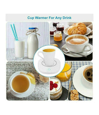 Scalda Tazza Elettrico Bevande Tè Caffè Latte Portatile Calore Casa Ufficio 220v         