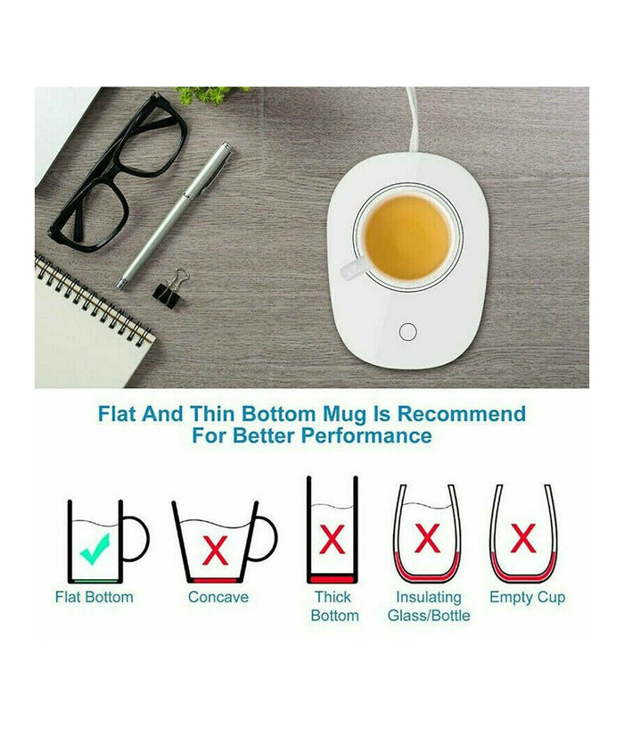 Scalda Tazza Elettrico Bevande Tè Caffè Latte Portatile Calore Casa Ufficio 220v         