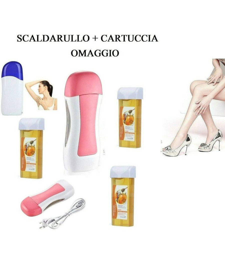 Scaldarullo Scaldacera 40 Watt Manipolo Per Cera + Cartuccia In Omaggio         