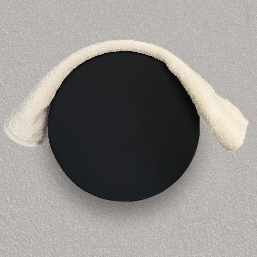 Scaldasalviette elettrico Cuzco 29,5 cm asfalto opaco 70W in ceramica