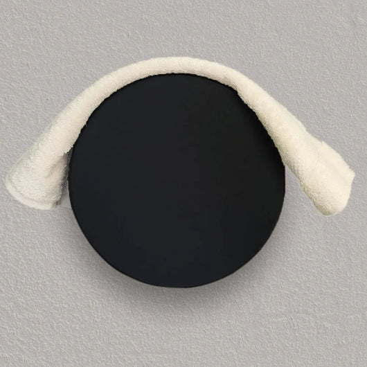 Scaldasalviette elettrico Cuzco 29,5 cm asfalto opaco 70W in ceramica