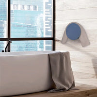 Scaldasalviette elettrico Cuzco 29,5 cm azzurro opaco 70W in ceramica