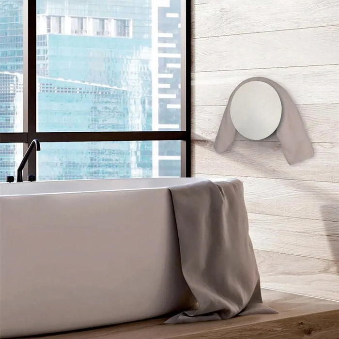 Scaldasalviette elettrico Cuzco 29,5 cm bianco opaco 70W in ceramica