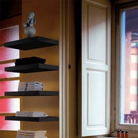 Scaldasalviette elettrico H-Pad 50 cm asfalto lucido 100W in ceramica