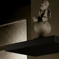 Scaldasalviette elettrico H-Pad 50 cm asfalto lucido 100W in ceramica