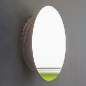 Scaldasalviette elettrico Miros O a specchio 31,5 cm argento 70W