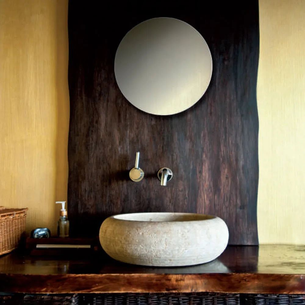 Scaldasalviette elettrico Miros O a specchio 31,5 cm bronzo fumé 70W