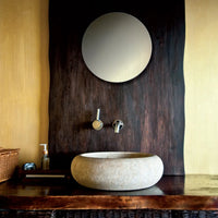 Scaldasalviette elettrico Miros O a specchio 31,5 cm bronzo fumé 70W