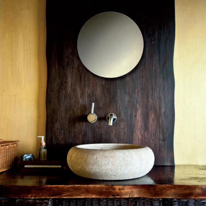 Scaldasalviette elettrico Miros O a specchio 40 cm argento 70W