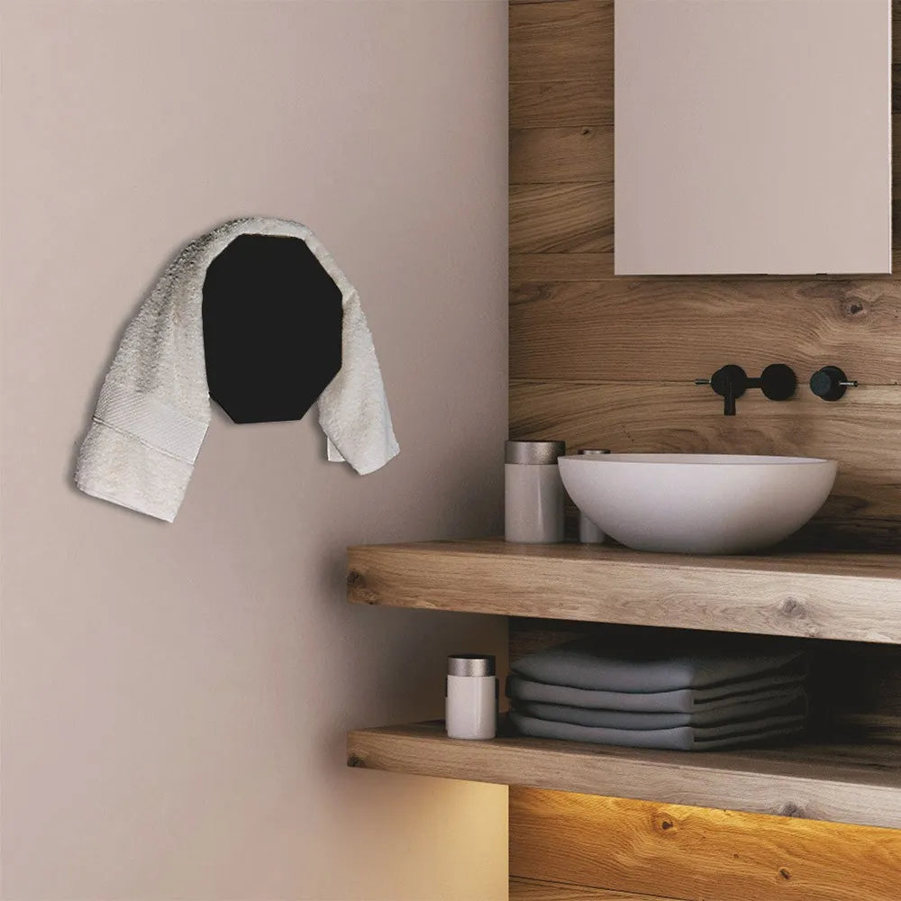 Scaldasalviette elettrico Nazca 29,5 cm asfalto opaco in ceramica 70W