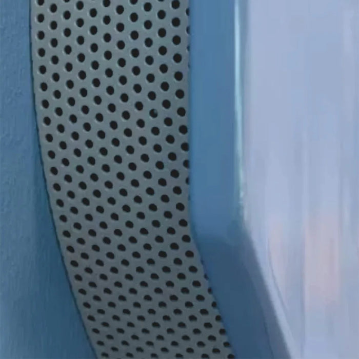 Scaldasalviette elettrico Nazca 29,5 cm azzurro opaco in ceramica 70W