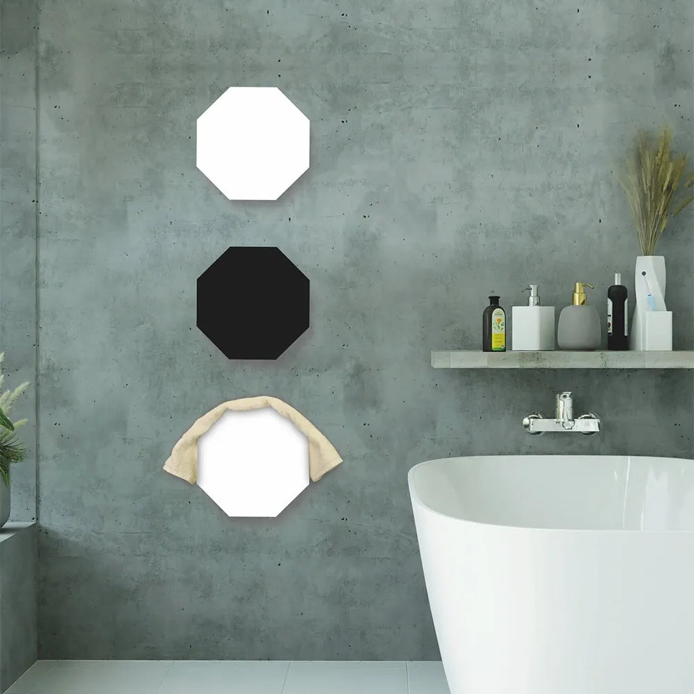 Scaldasalviette elettrico Nazca 29,5 cm bianco lucido in ceramica 70W