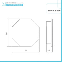 Scaldasalviette elettrico Nazca 29,5 cm bianco opaco in ceramica 70W