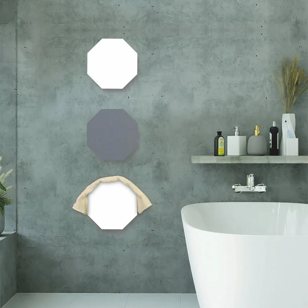 Scaldasalviette elettrico Nazca 29,5 cm grafite opaco in ceramica 70W