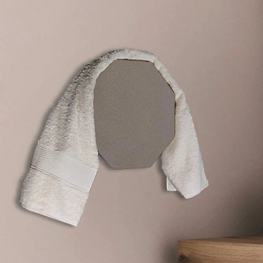 Scaldasalviette elettrico Nazca 29,5 cm resina moro in ceramica 70W