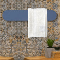 Scaldasalviette elettrico Ness 48 cm azzurro opaco 40W in ceramica