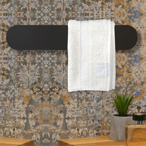 Scaldasalviette elettrico Ness 63 cm asfalto opaco 50W in ceramica