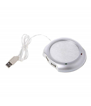 Scaldatazza Bicchiere Elettrico 4 Porte Usb Pc Laptop Sottobicchiere Tè Caffè Tisana         