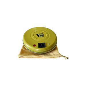 Scaldino elettrico Vigor, dino acciaio lucido, 550 watt