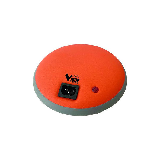 Scaldino elettrico Vigor, dotty acciaio orange, 550 watt
