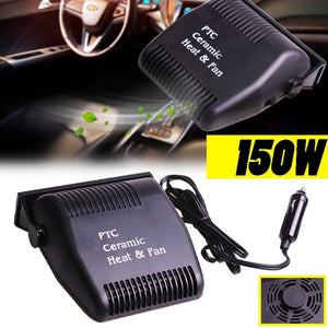 Trade Shop - Scaldino Sbrinatore 12v 150w Riscaldatore Termoventilatore Ventilatore Auto Car -