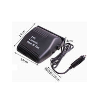 Trade Shop - Scaldino Sbrinatore 12v 150w Riscaldatore Termoventilatore Ventilatore Auto Car -