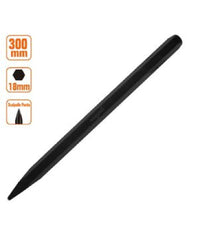 Scalpello A Punta Attacco Esagonale In Acciaio 300x18mm Utilizzo Su Pietra 57021         